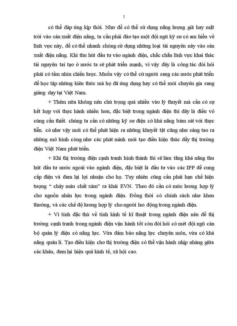 image for page Bài học kinh nghiệm và một số kiến nghị nhằm lựa chọn mô hình cho thị trường điện lực cạnh tranh ở Việt Nam