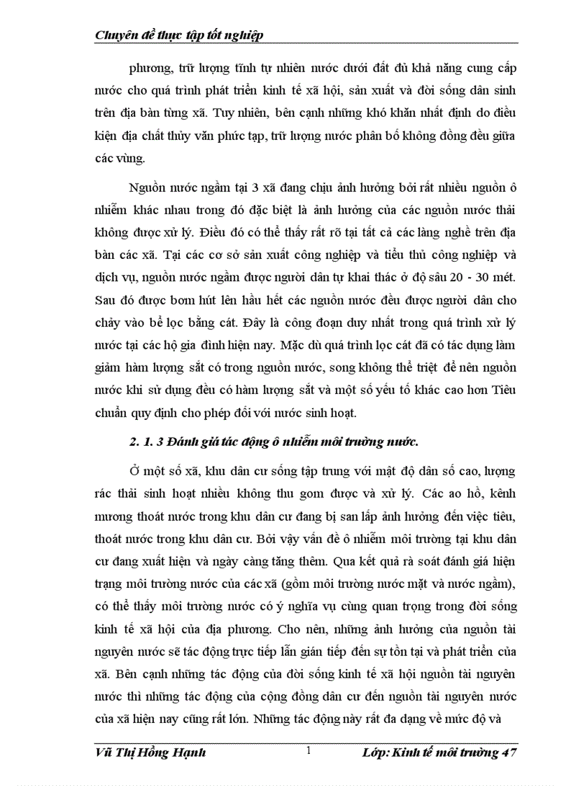 image for page 1 số giải pháp quản lý môi trường tại các xã nghèo tại Hà Nội Hà Tây cũ