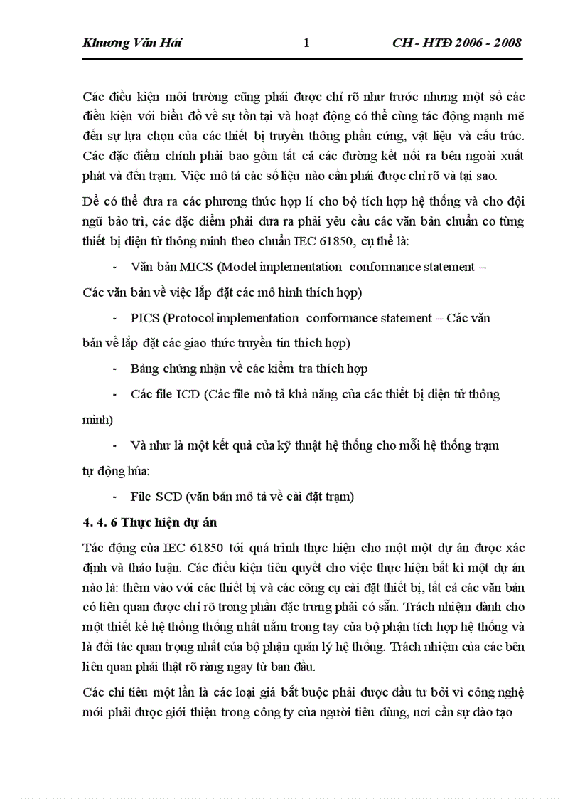 image for page Chuẩn truyền thông áp dụng trong hệ thống điện