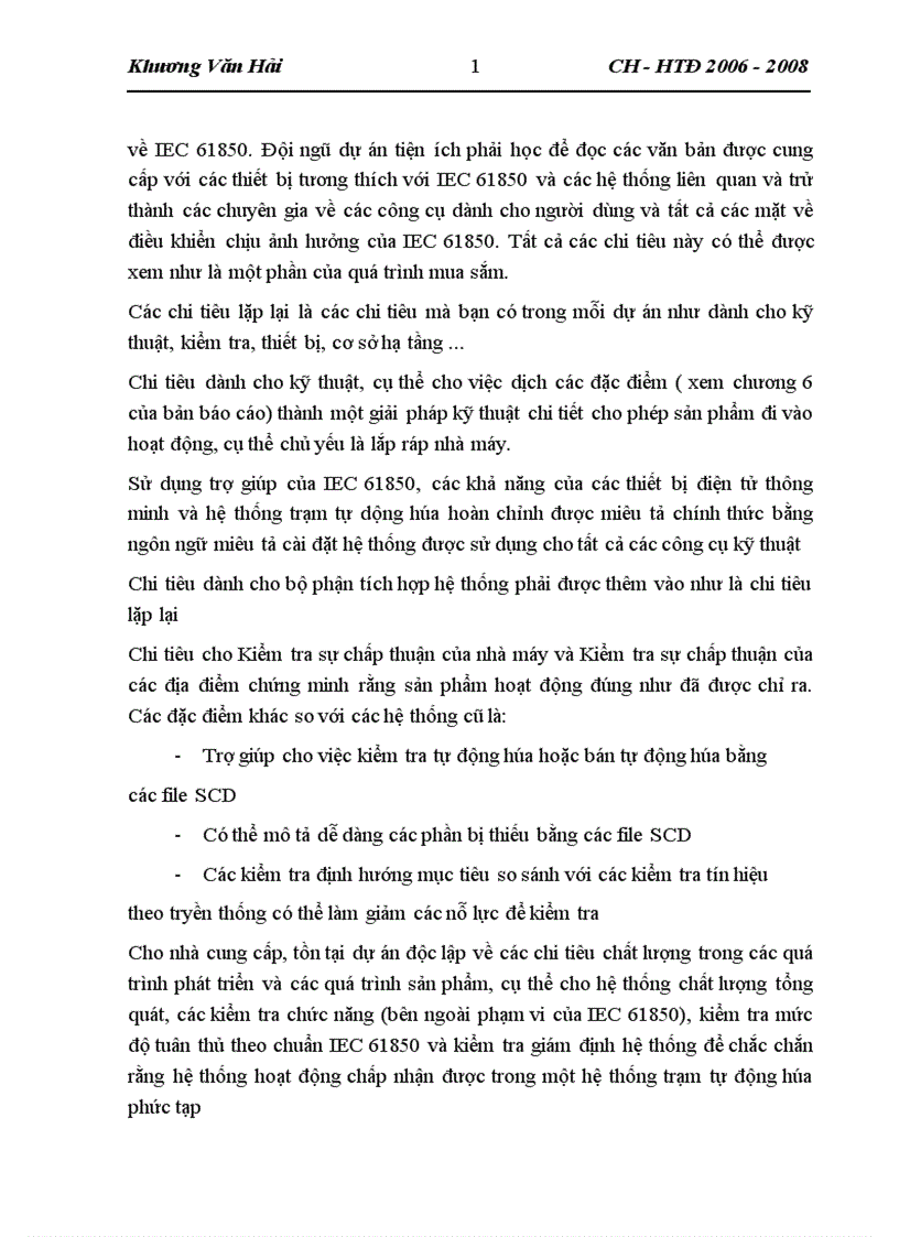 image for page Chuẩn truyền thông áp dụng trong hệ thống điện