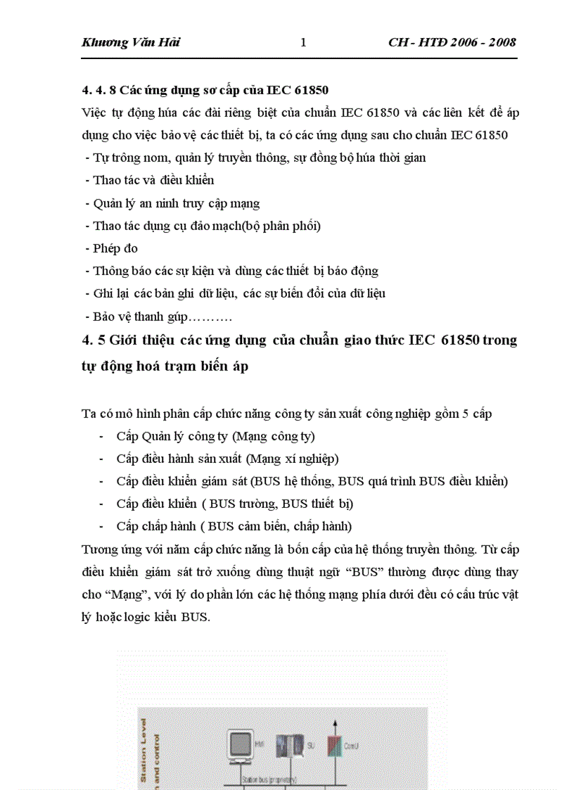 image for page Chuẩn truyền thông áp dụng trong hệ thống điện