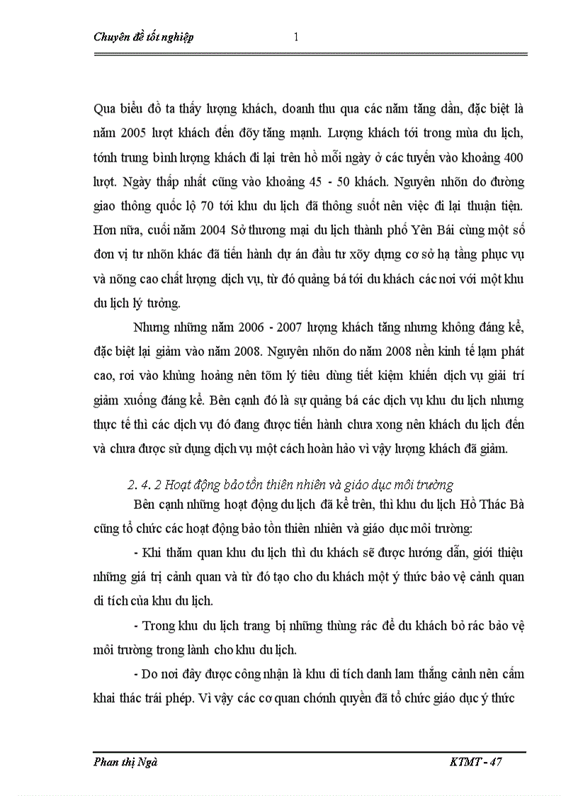 image for page Lượng giỏ giỏ trị cảnh quan khu du lịch hồ Thỏc Bà bằng phương phỏp chi phớ du lịch