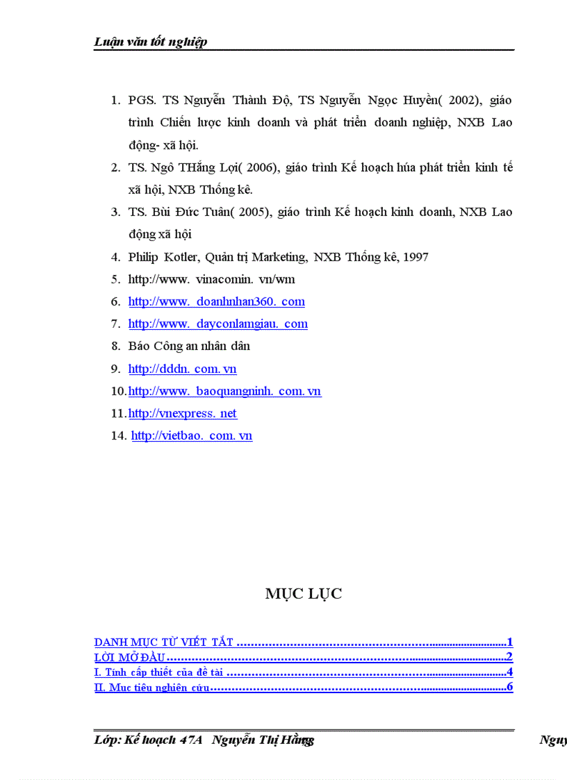 image for page Chiến lược mở rộng thị trường của Công ty kinh doanh than Hà Nội đến năm 2015 1