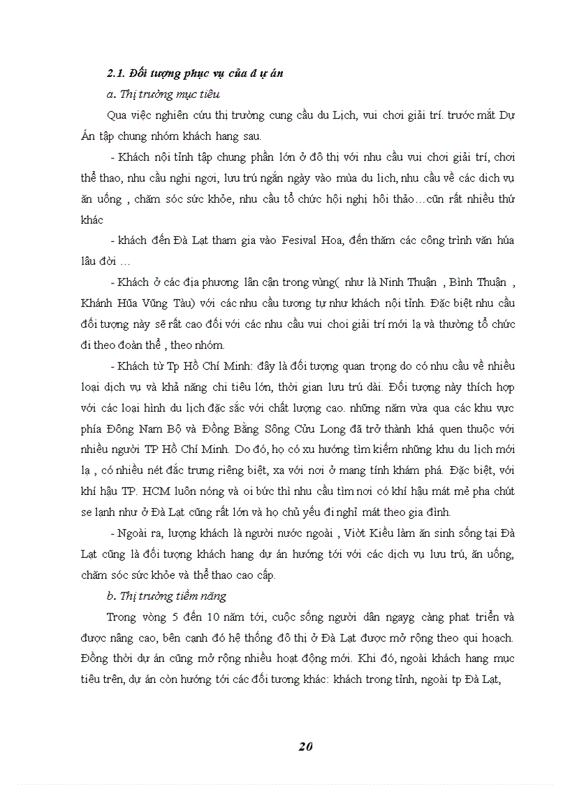 image for page Dự án xây dựng và cải tạo khu du lịch sinh thái hồ than thở đà lạt