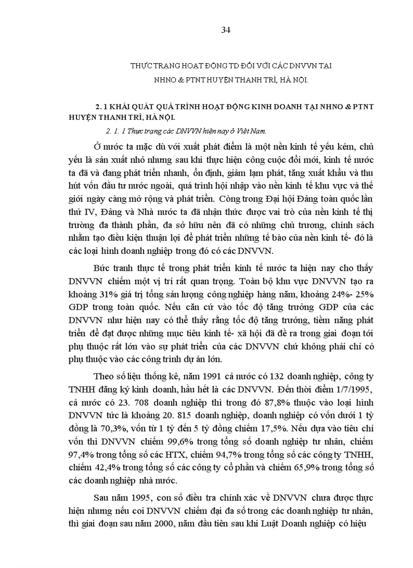 image for page Giải pháp nhằm mở rộng tín dụng đối với các DNVVN tại NHNo PTNT huyện Thanh Trì Hà Nội