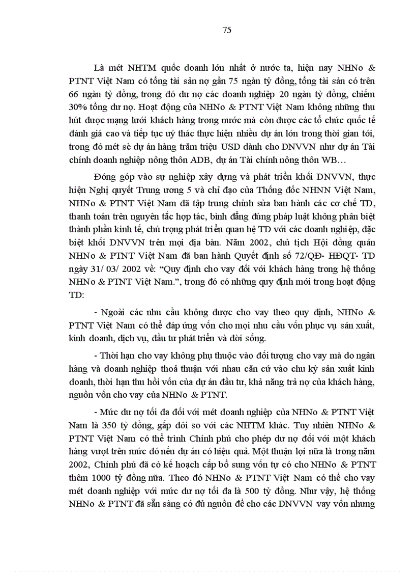 image for page Giải pháp nhằm mở rộng tín dụng đối với các DNVVN tại NHNo PTNT huyện Thanh Trì Hà Nội