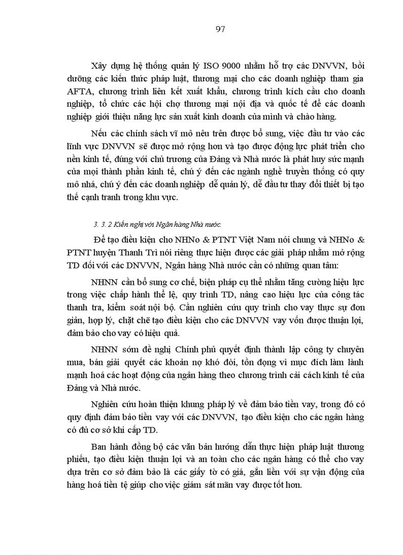 image for page Giải pháp nhằm mở rộng tín dụng đối với các DNVVN tại NHNo PTNT huyện Thanh Trì Hà Nội