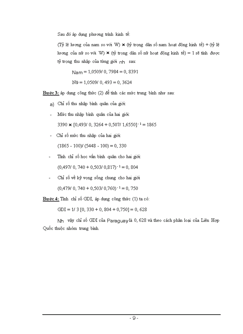 image for page Các chỉ tiêu phản ánh nhu cầu cơ bản của con người