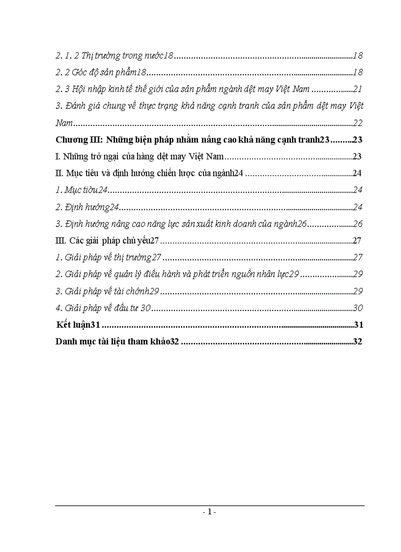 image for page Những biện pháp nhằm nâng cao khả năng cạnh tranh ngành dệt may Việt Nam