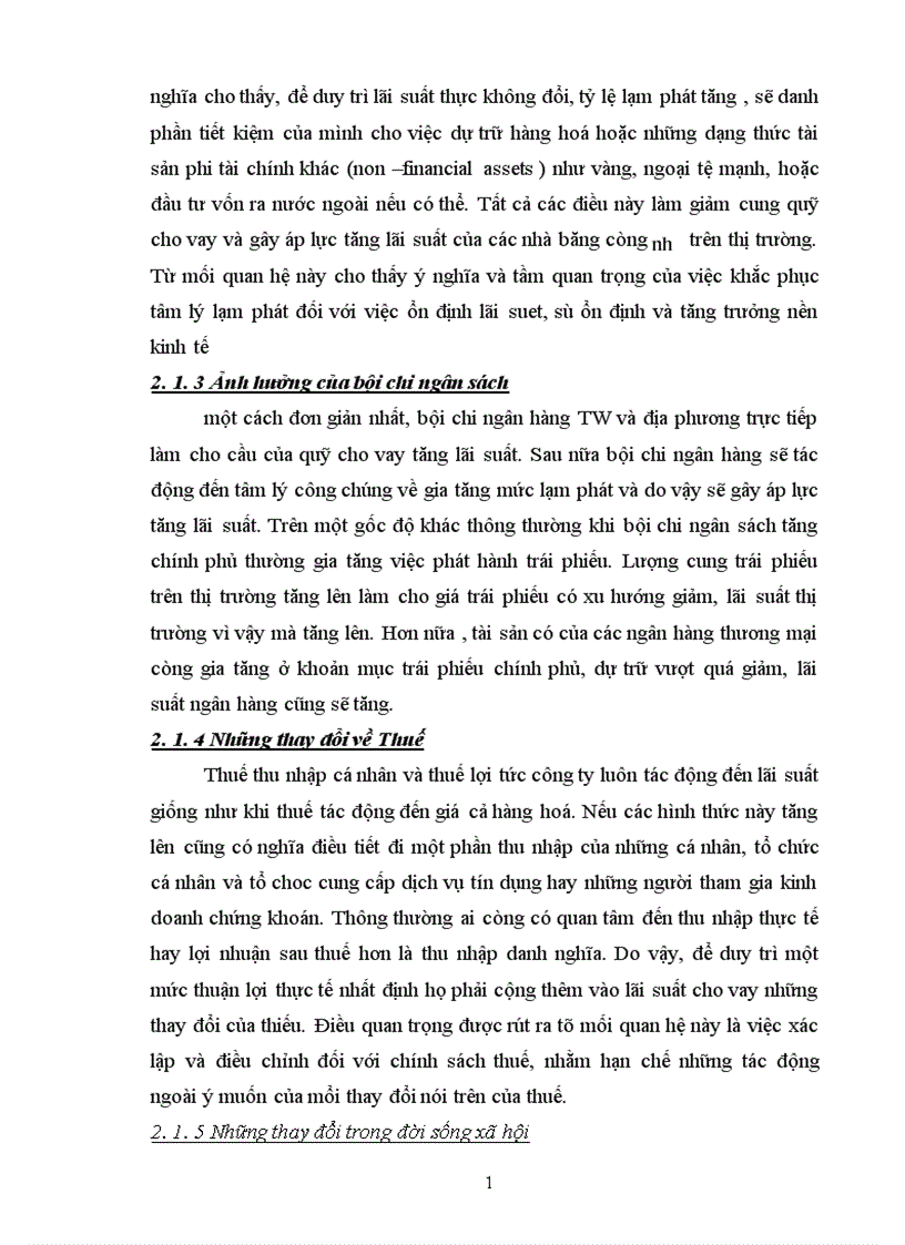 image for page Lãi suất và vấn đề tự do hoá lãi suất ở Việt Nam hiện nay