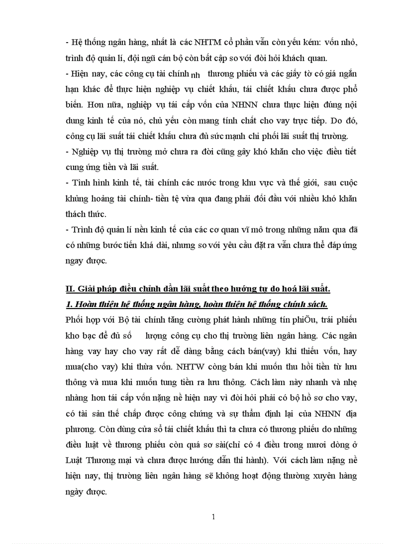 image for page Lãi suất và vấn đề tự do hoá lãi suất ở Việt Nam hiện nay