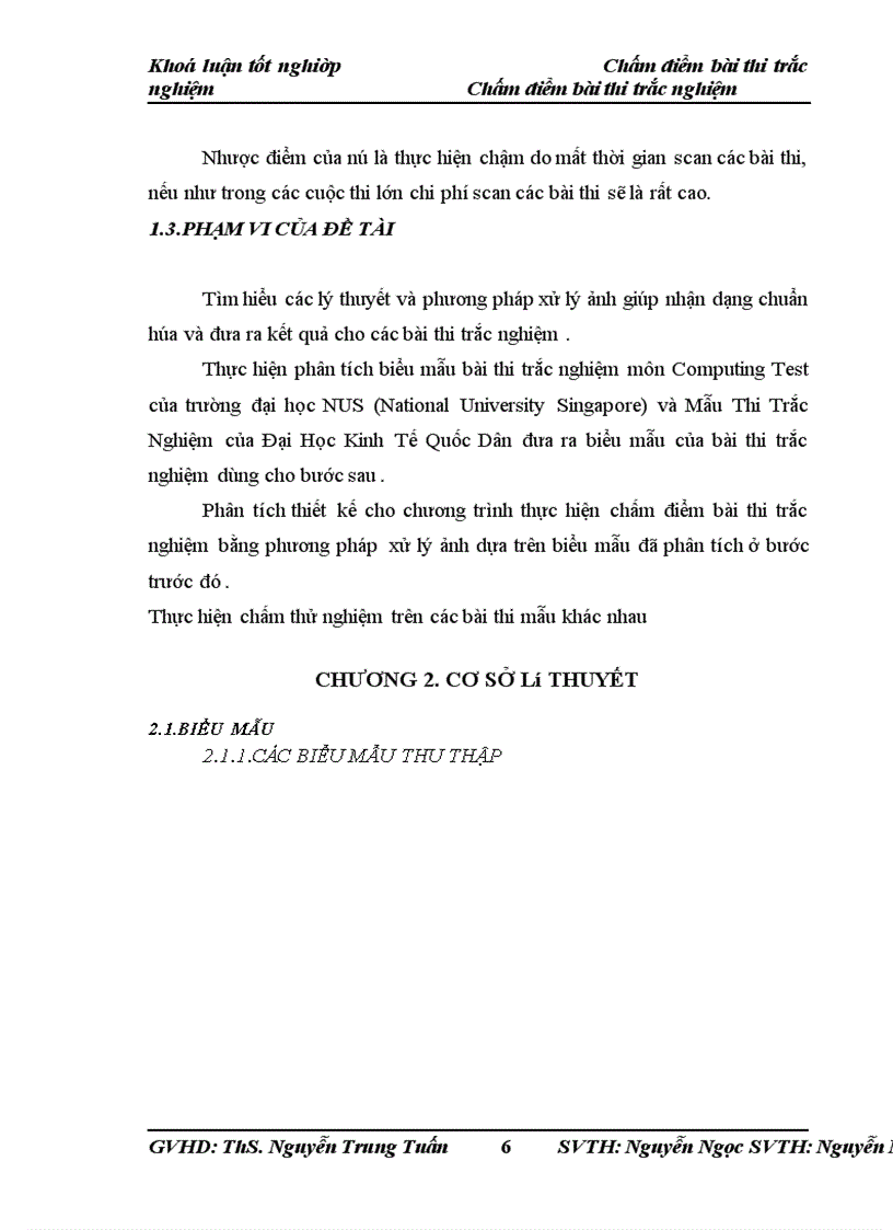 image for page Xây dựng phần mềm chấm điểm bài thi trắc nghiệm dựa vào biểu mẫu