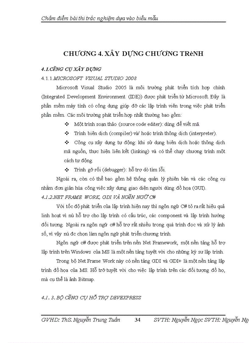 image for page Xây dựng phần mềm chấm điểm bài thi trắc nghiệm dựa vào biểu mẫu 1