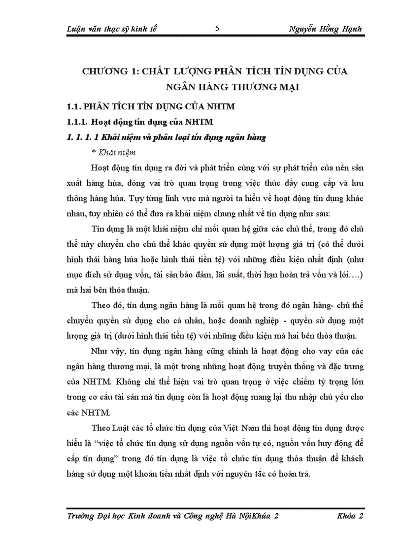image for page Nâng cao chất lượng phân tích tín dụng tại Ngân hàng Phương Nam chi nhánh Đống Đa