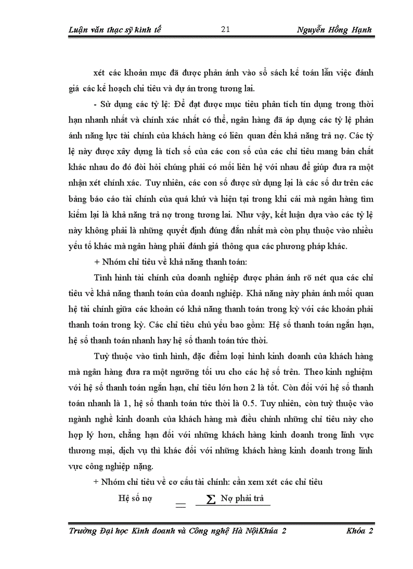 image for page Nâng cao chất lượng phân tích tín dụng tại Ngân hàng Phương Nam chi nhánh Đống Đa