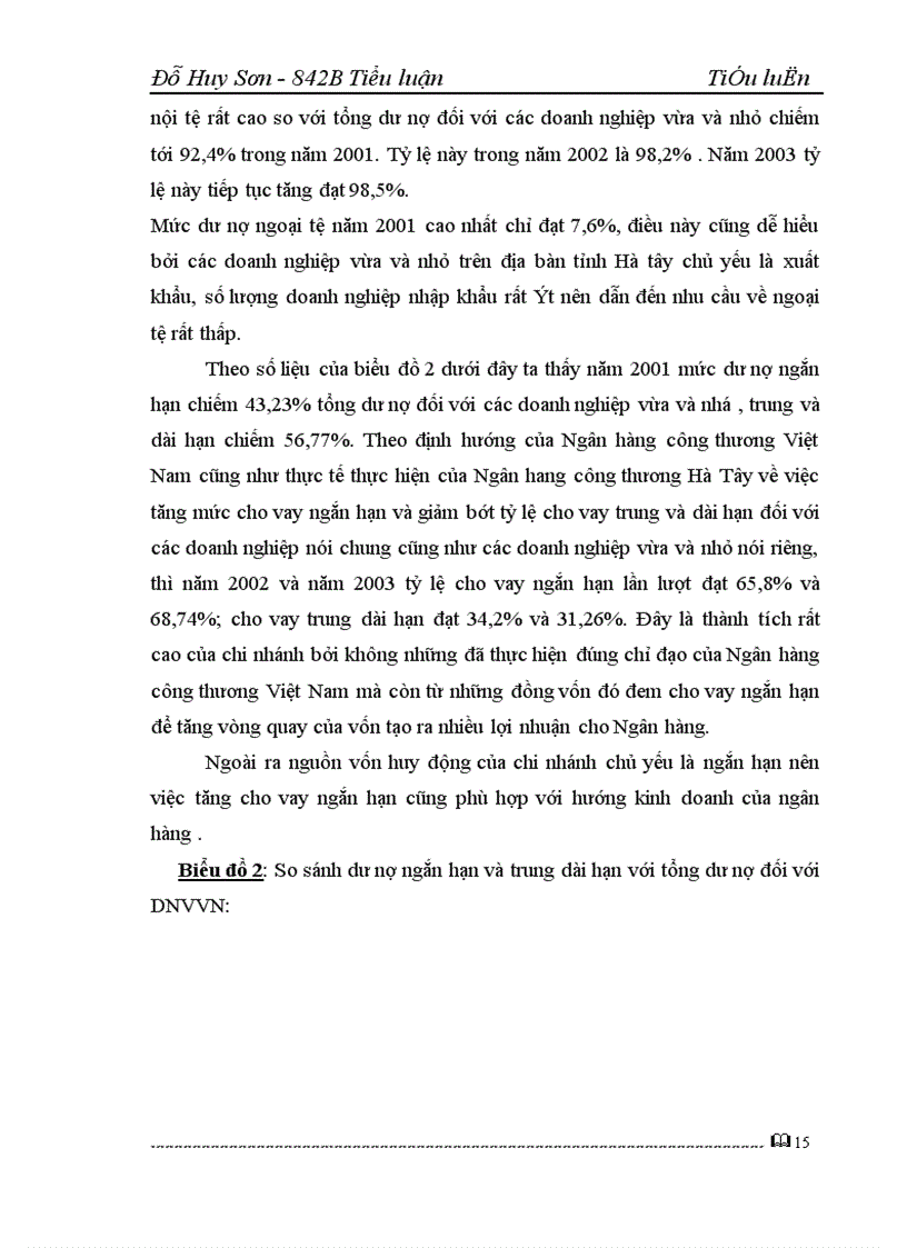 image for page Giải pháp nâng cao hiệu quả tín dụng đối với các doanh nghiệp vừa và nhỏ tại ngân hàng công thương Hà Tây