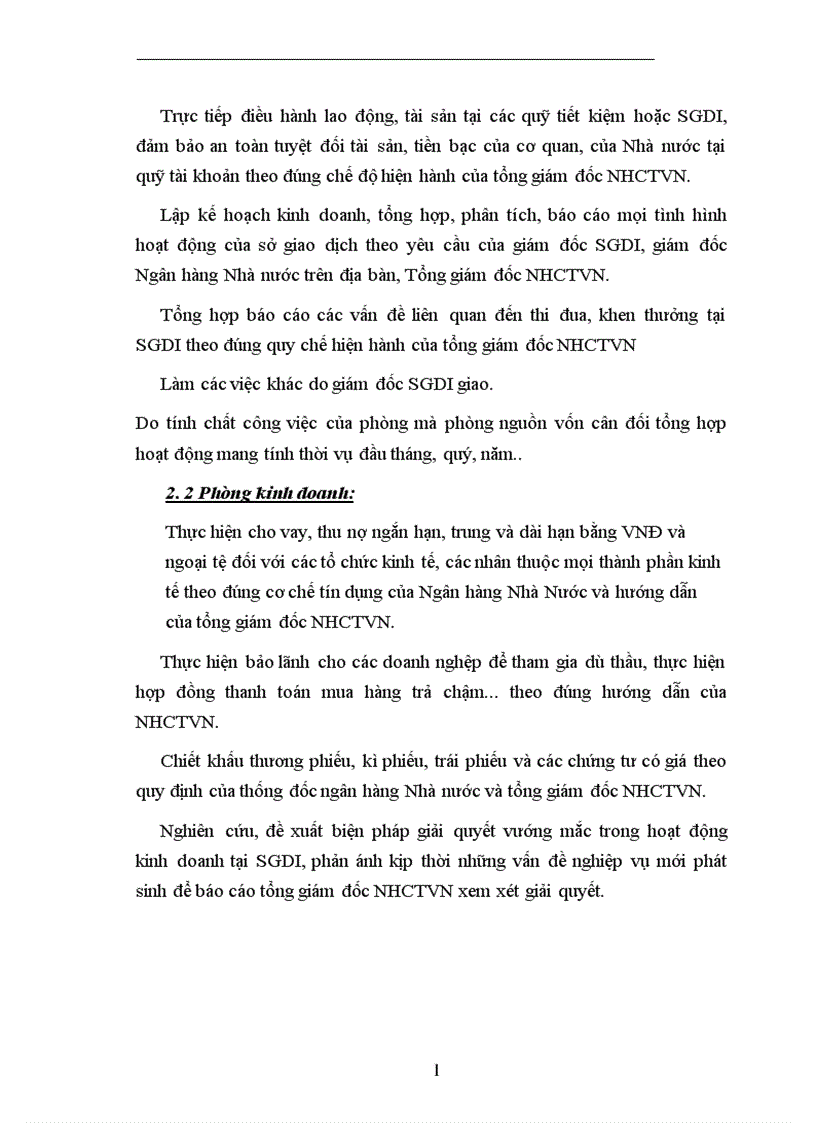 image for page Báo cáo thực tập tổng hợp của sở giao dịch I Ngân hàng công thương Việt nam