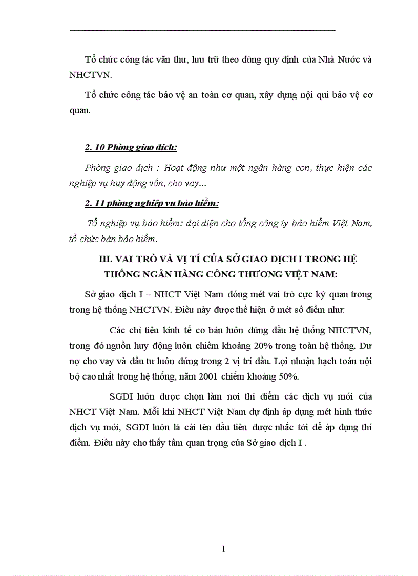 image for page Báo cáo thực tập tổng hợp của sở giao dịch I Ngân hàng công thương Việt nam