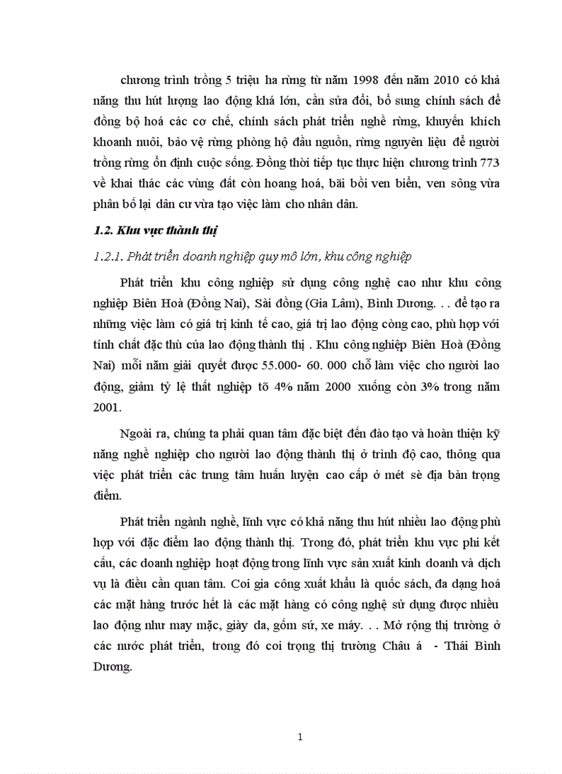image for page Kế hoạnh lao động và việc làm và những giải pháp giải quyết việc làm trong thời kỳ kế hoạch 5 năm 2001ơơ 2005 ở Việt Nam