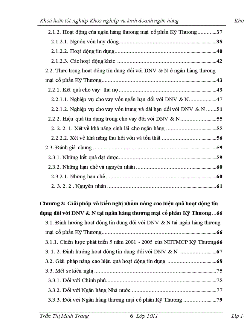 image for page Giải pháp nâng cao hiệu quả tín dụng ngân hàng đối với DNVN ở ngân hàng thương mại cổ phần Kỹ Thương