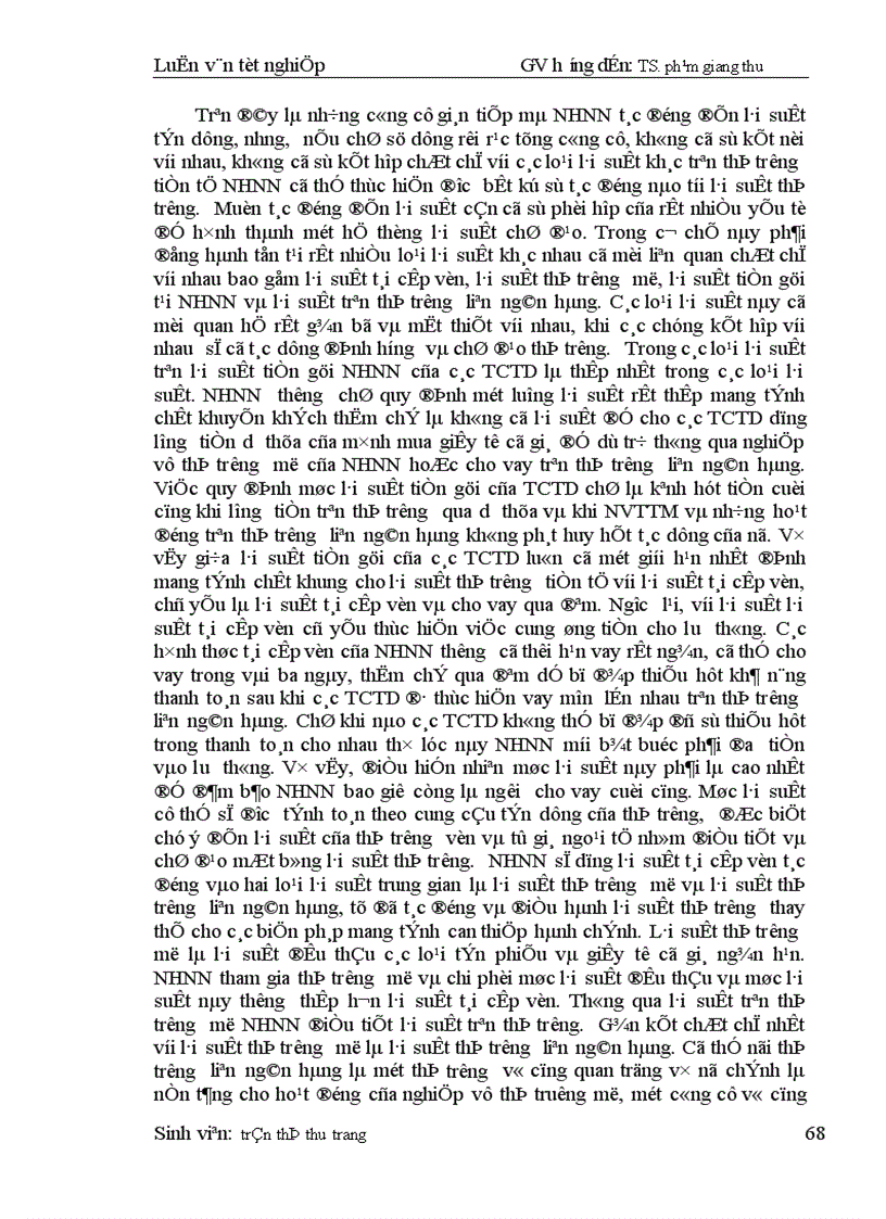 image for page cơ chế lãi suất thực trạng và phương hướng hoàn thiện