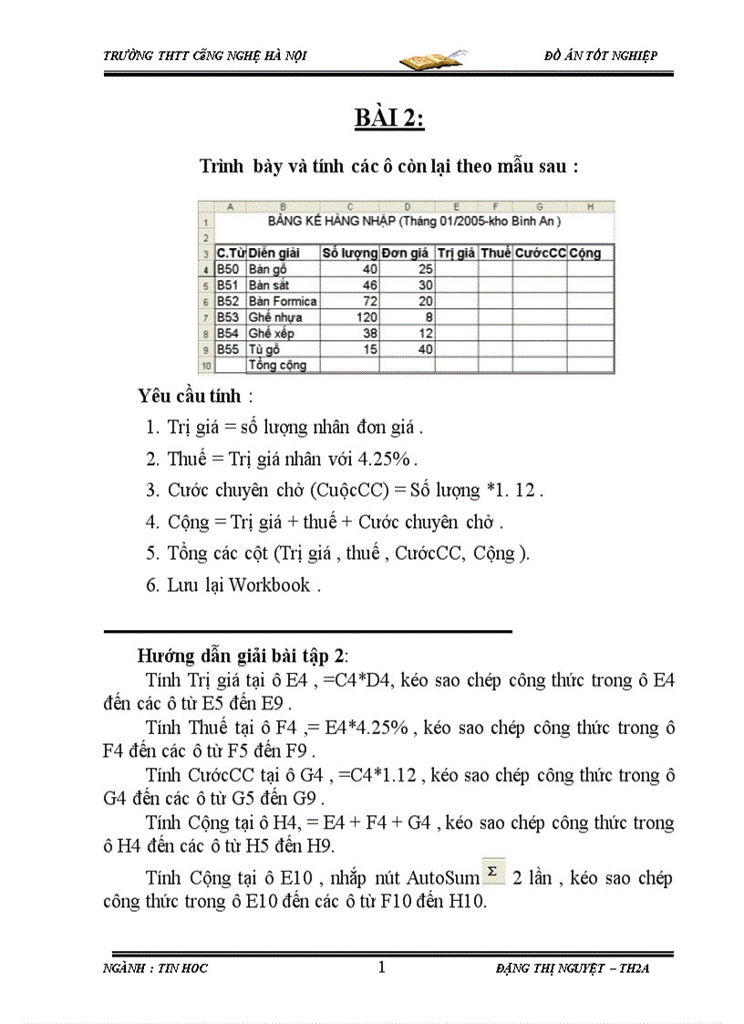image for page Giáo Trình Điển Tử Excel