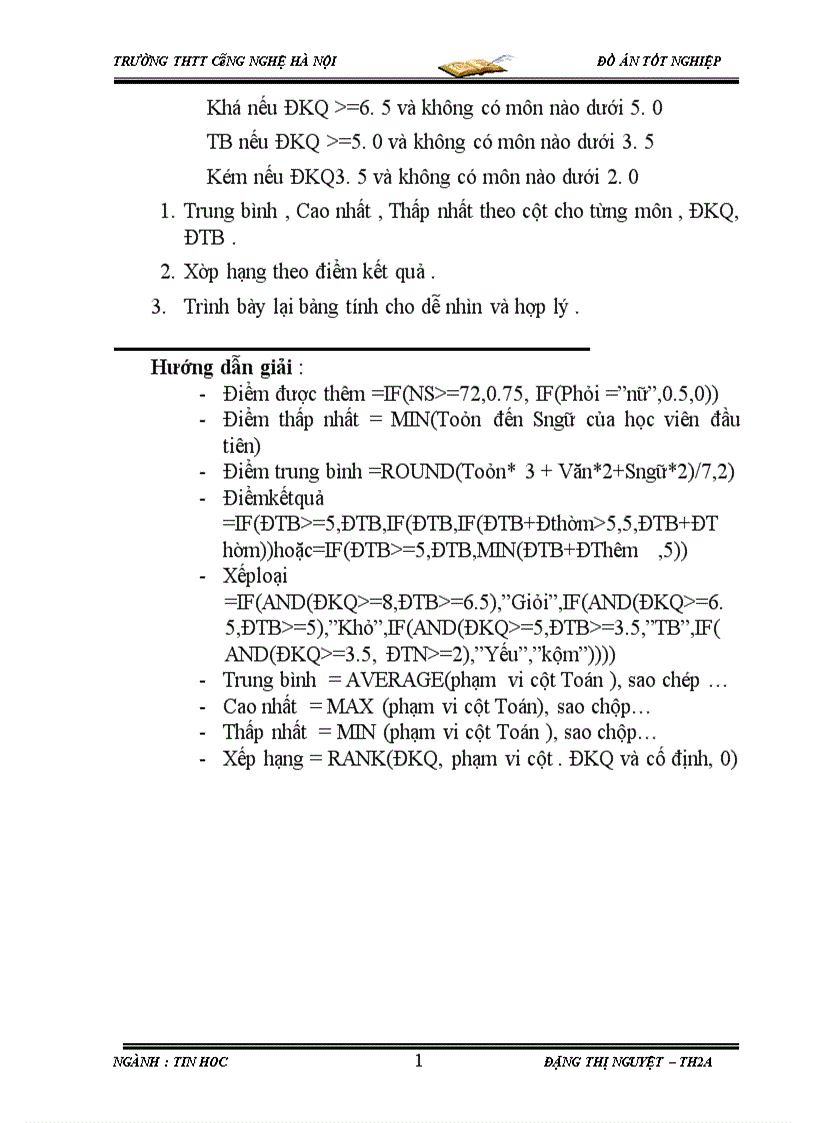 image for page Giáo Trình Điển Tử Excel