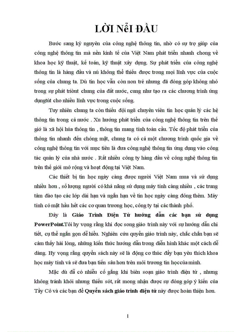 image for page Giáo Trình Điện Tử hướng dẫn sử dụng PowerPoint