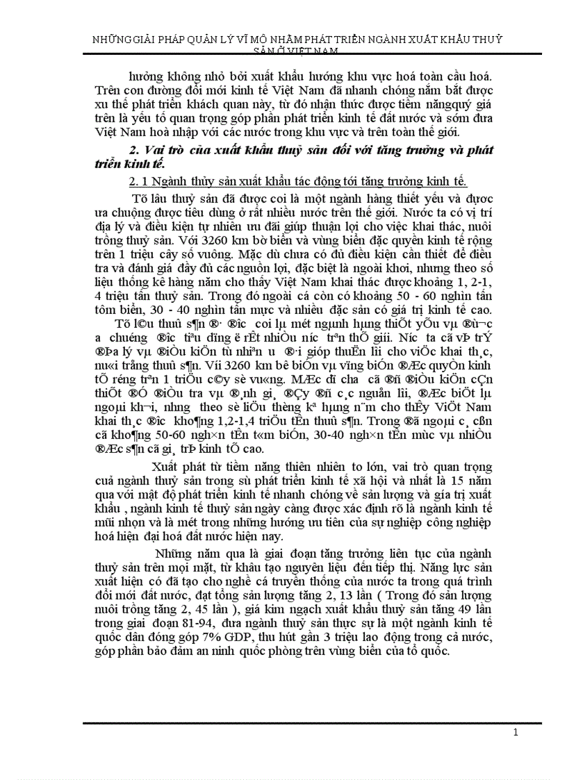 image for page Những giải pháp quản lý vĩ mô nhằm phát triển xuất khẩu thuỷ sản Việt nam đến năm 2005