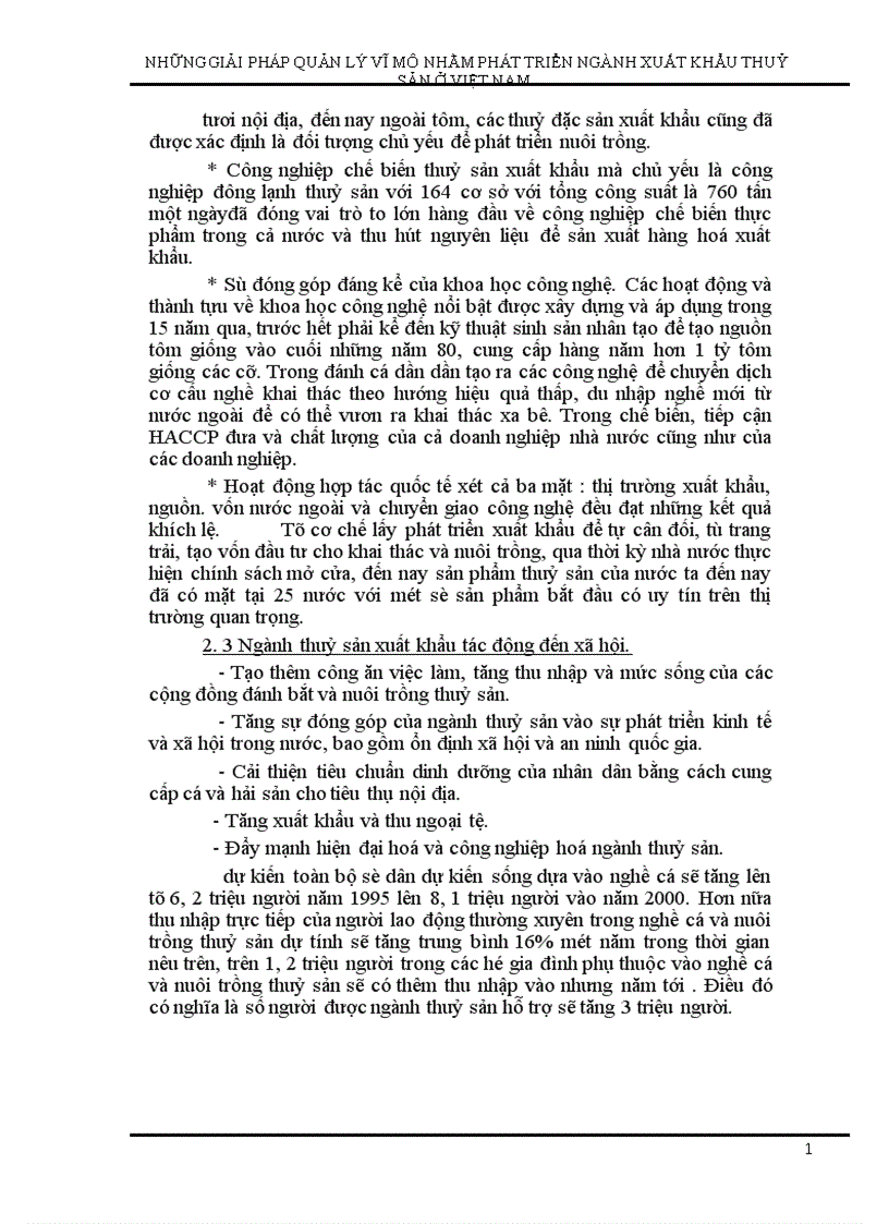 image for page Những giải pháp quản lý vĩ mô nhằm phát triển xuất khẩu thuỷ sản Việt nam đến năm 2005