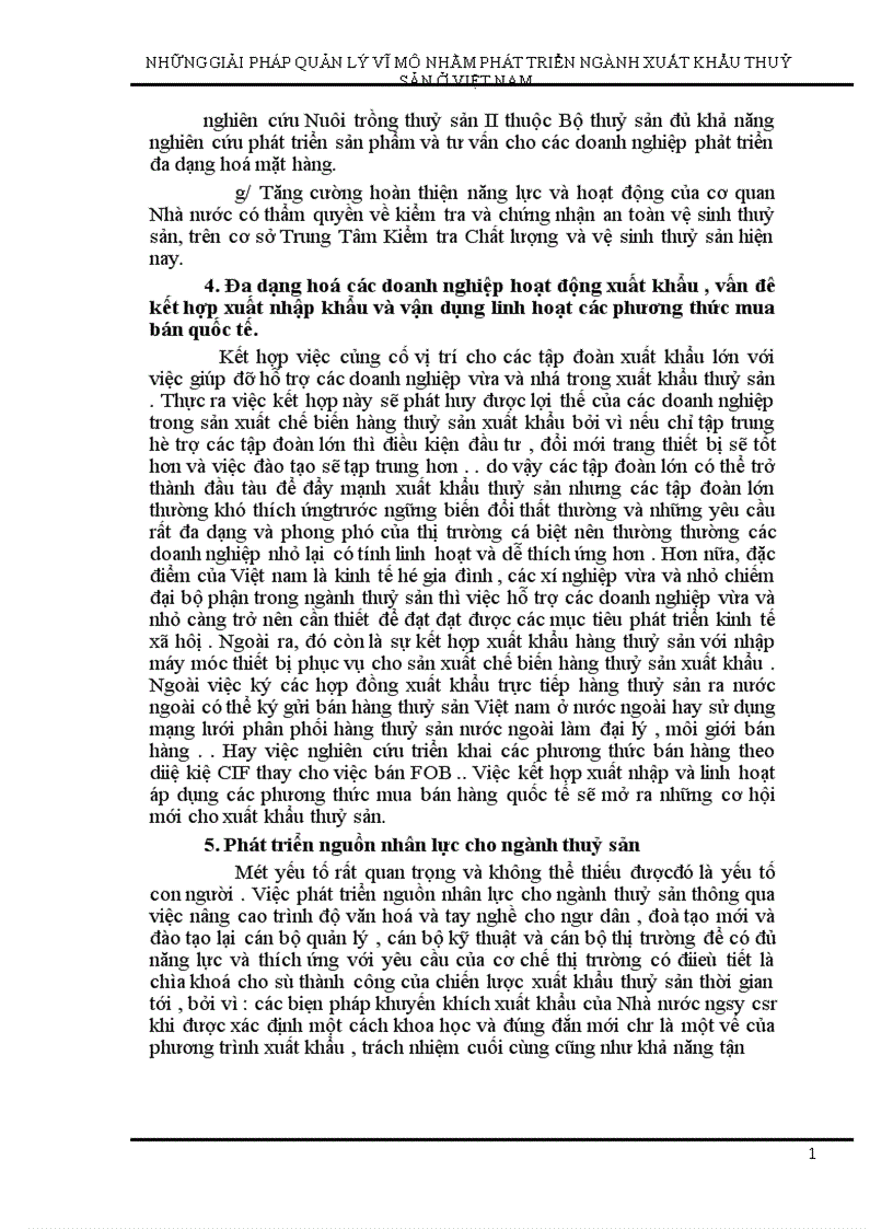 image for page Những giải pháp quản lý vĩ mô nhằm phát triển xuất khẩu thuỷ sản Việt nam đến năm 2005