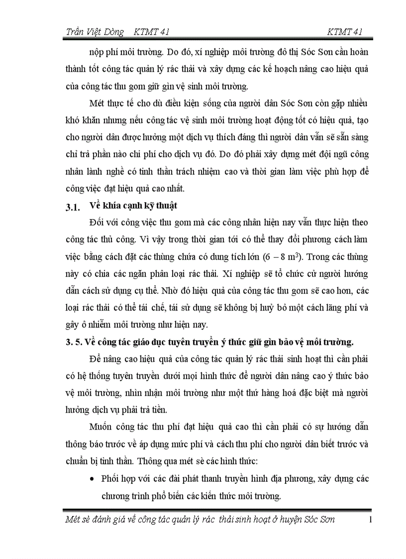 image for page Một số đánh giá về công tác quản lý rác thải sinh hoạt ở huyện Sóc Sơn