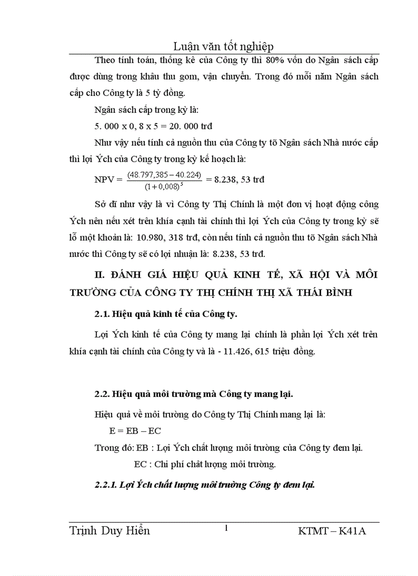 image for page Bước đầu nghiên cứu mô hình thu gom vận chuyển và quản lý chất thải rắn sinh hoạt của Công ty Thị Chính thị xã Thái Bình