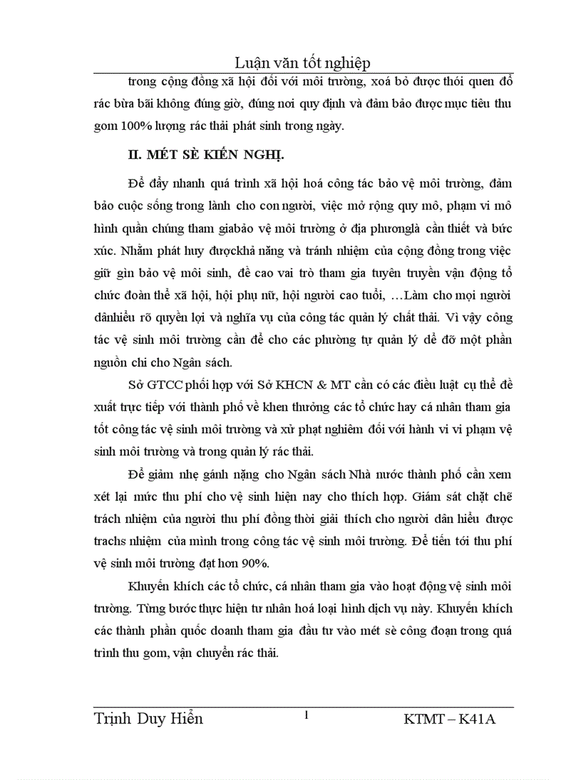 image for page Bước đầu nghiên cứu mô hình thu gom vận chuyển và quản lý chất thải rắn sinh hoạt của Công ty Thị Chính thị xã Thái Bình