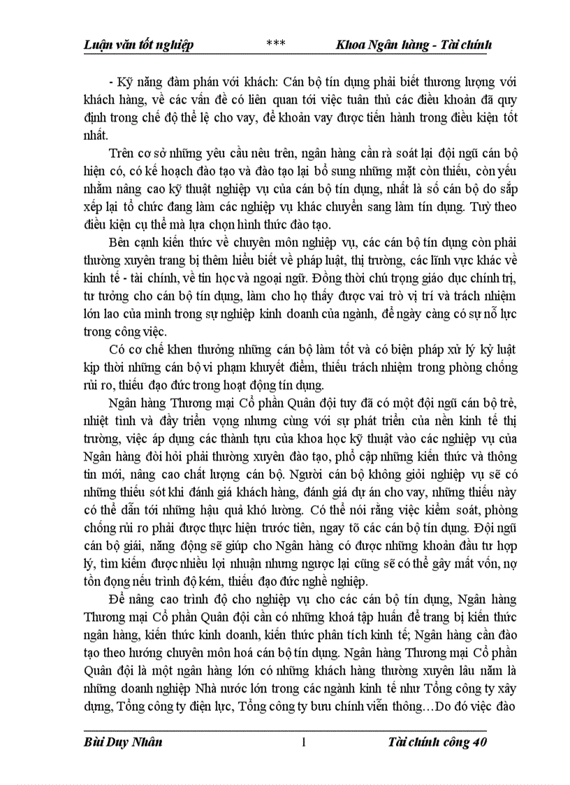 image for page Một số biện pháp phòng ngừa rủi ro tín dụng đối với doanh nghiệp ngoài quốc doanh tại Ngân hàng Thương mại Cổ phần Quân đội Việt nam từ năm 1999 2001