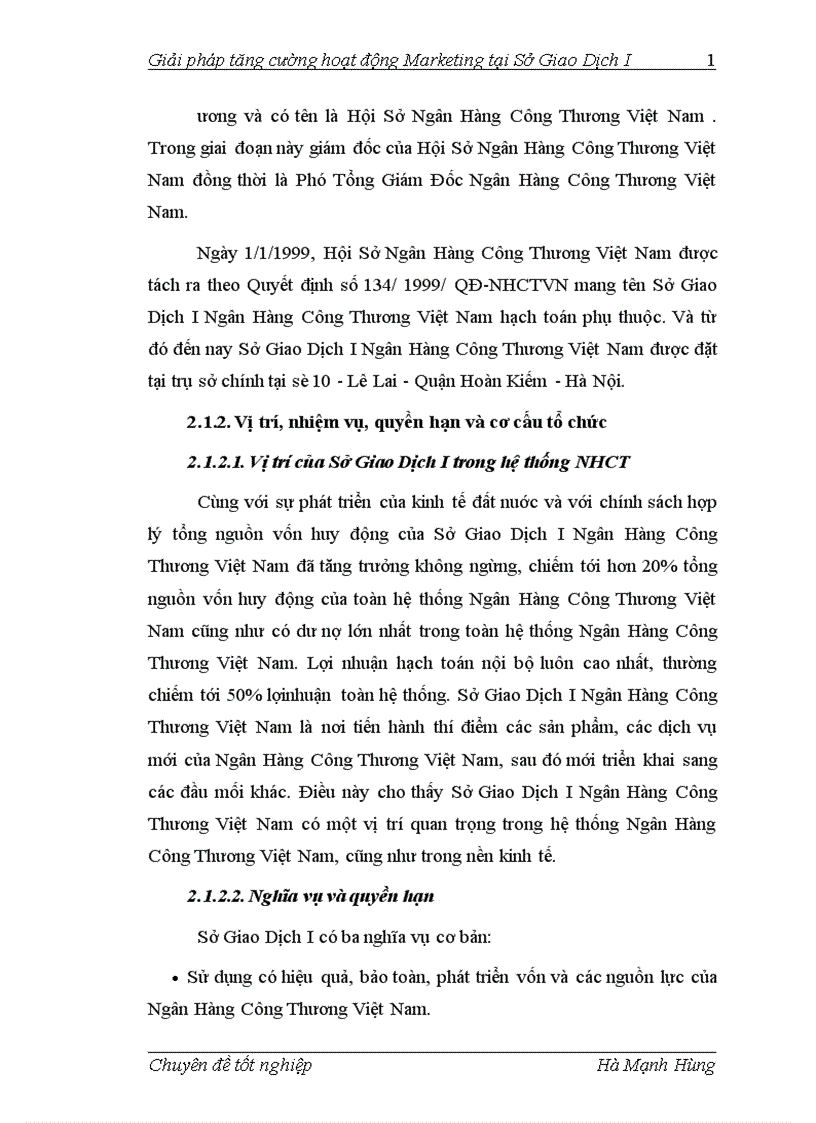 image for page Giải pháp tăng cường hoạt động Marketing của SGDI NHCTVN