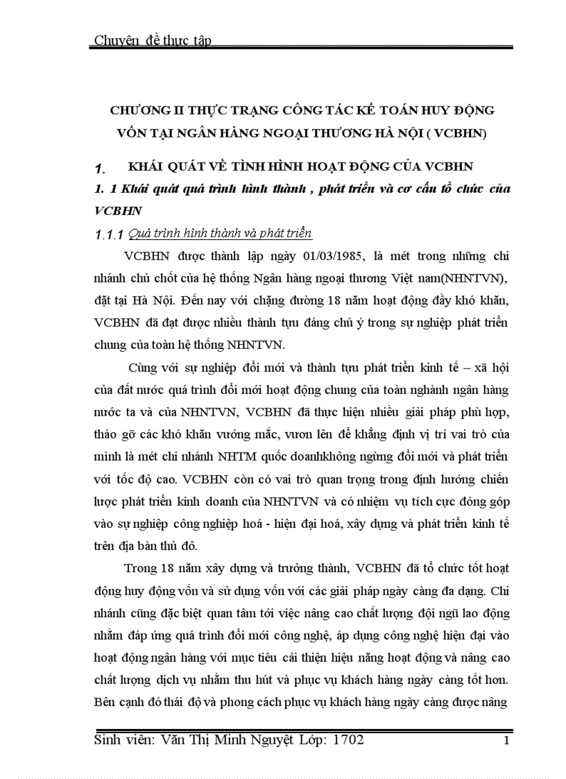 image for page Giải pháp nâng cao hiệu quả hoạt động kế toán huy động vốn tại Ngân hàng Ngoại thương Hà Nội