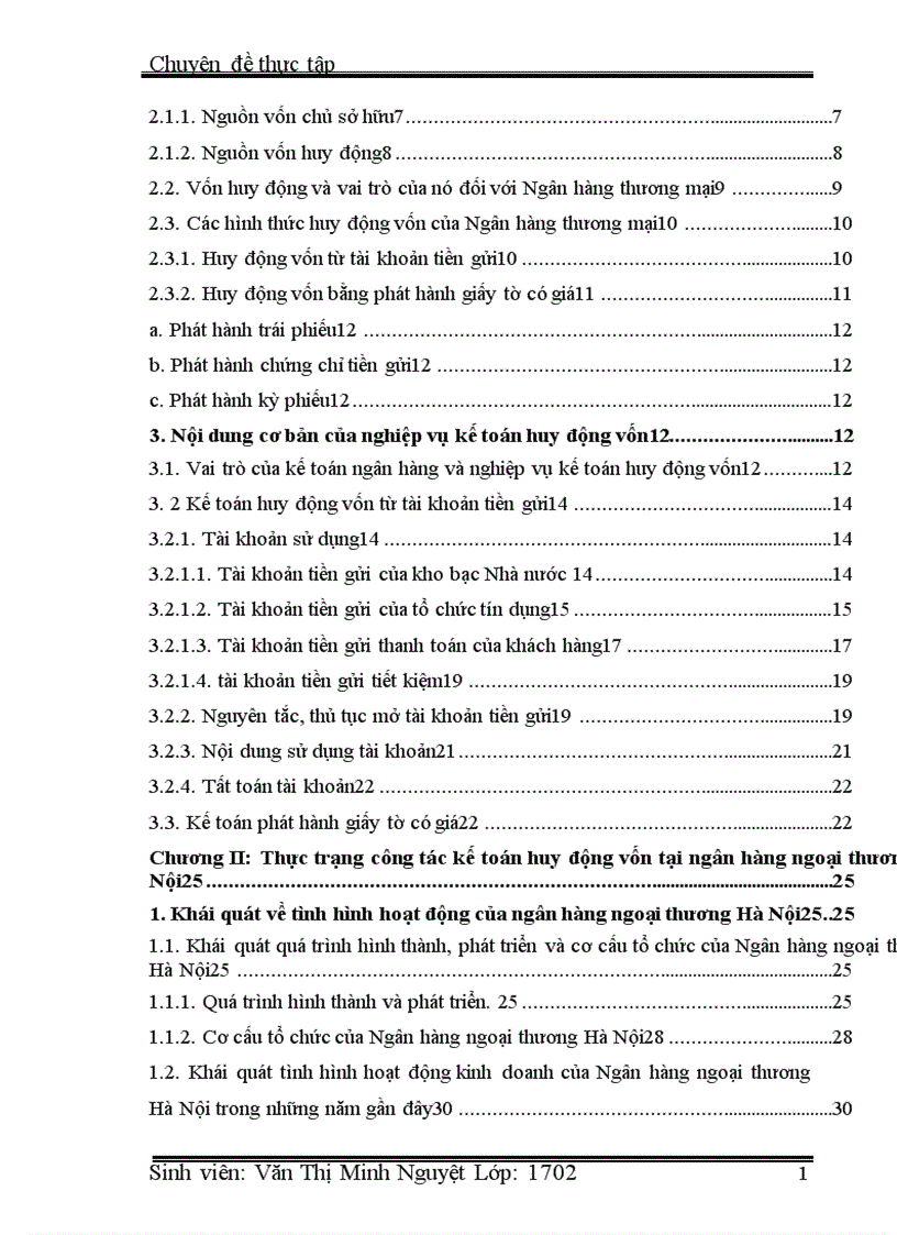 image for page Giải pháp nâng cao hiệu quả hoạt động kế toán huy động vốn tại Ngân hàng Ngoại thương Hà Nội