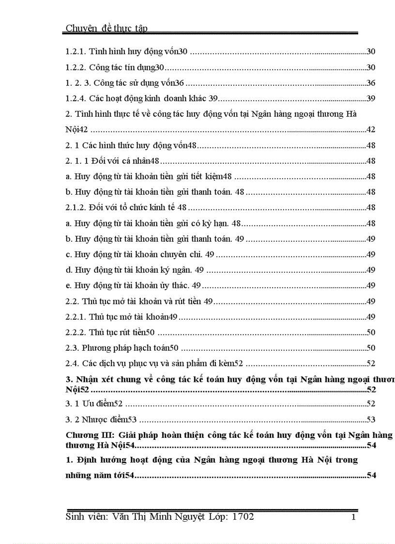 image for page Giải pháp nâng cao hiệu quả hoạt động kế toán huy động vốn tại Ngân hàng Ngoại thương Hà Nội
