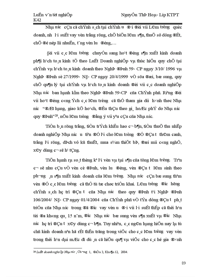 image for page Thực trạng và những giải pháp chủ yếu nhằm hoàn thiện cơ chế chính sách đối với các Lâm trường quốc doanh trong giai đoạn đến 2010