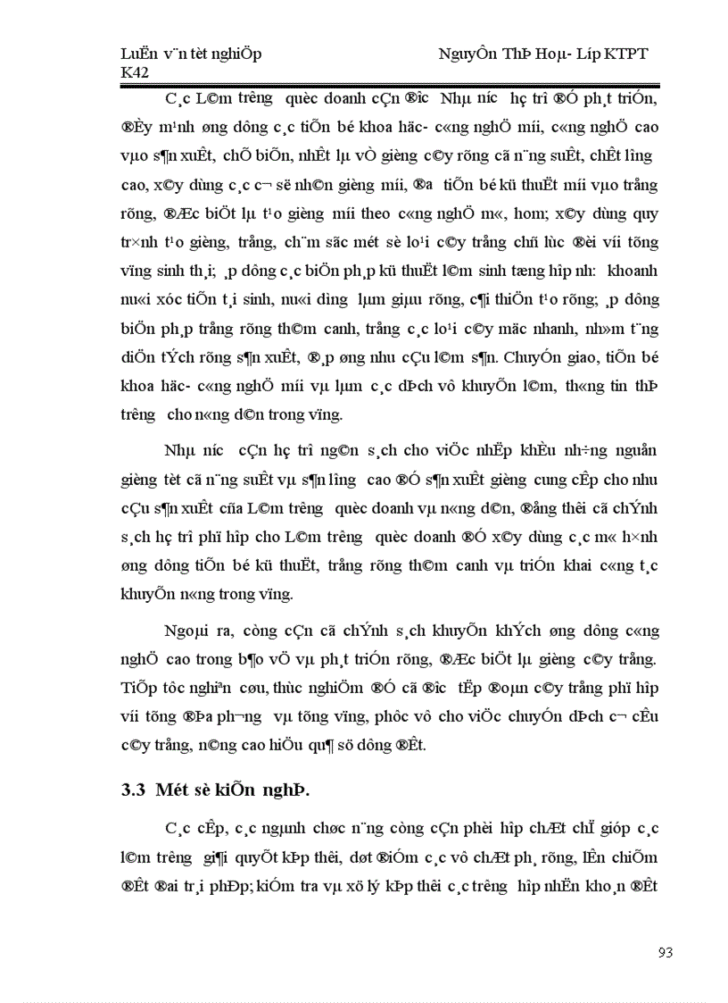 image for page Thực trạng và những giải pháp chủ yếu nhằm hoàn thiện cơ chế chính sách đối với các Lâm trường quốc doanh trong giai đoạn đến 2010