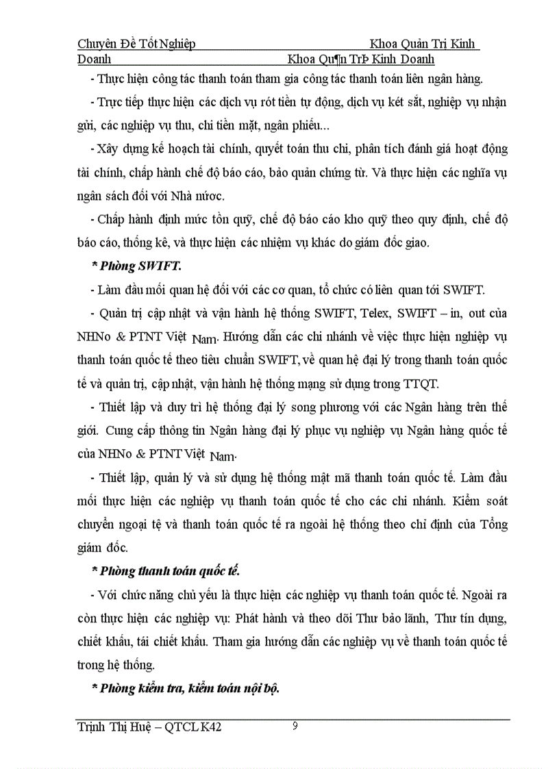 image for page Thực trạng chất lượng và quản lý chất lượng dịch vụ tín dụng tại sở giao dịch nhno ptnt việt nam