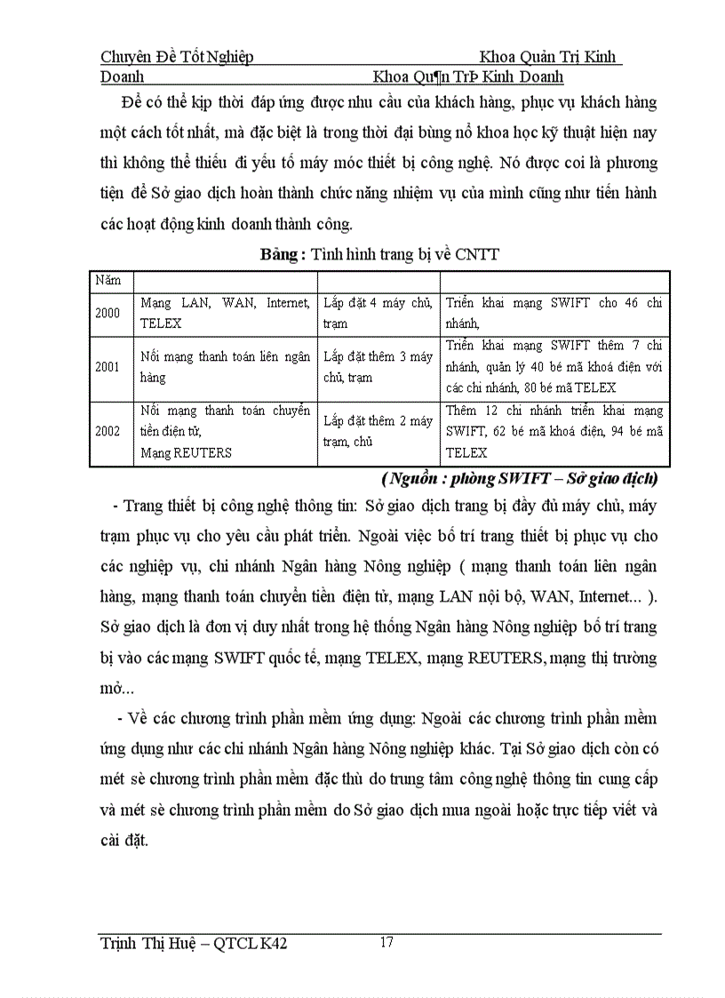 image for page Thực trạng chất lượng và quản lý chất lượng dịch vụ tín dụng tại sở giao dịch nhno ptnt việt nam
