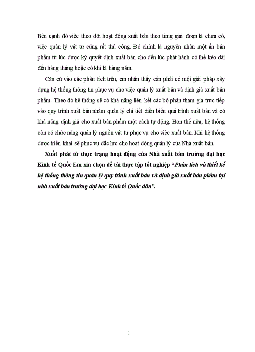 image for page Phân tích và thiết kế hệ thống thông tin quản lý quy trình xuất bản và định giá xuất bản phẩm tại nhà xuất bản trường đại học Kinh tế Quốc dân