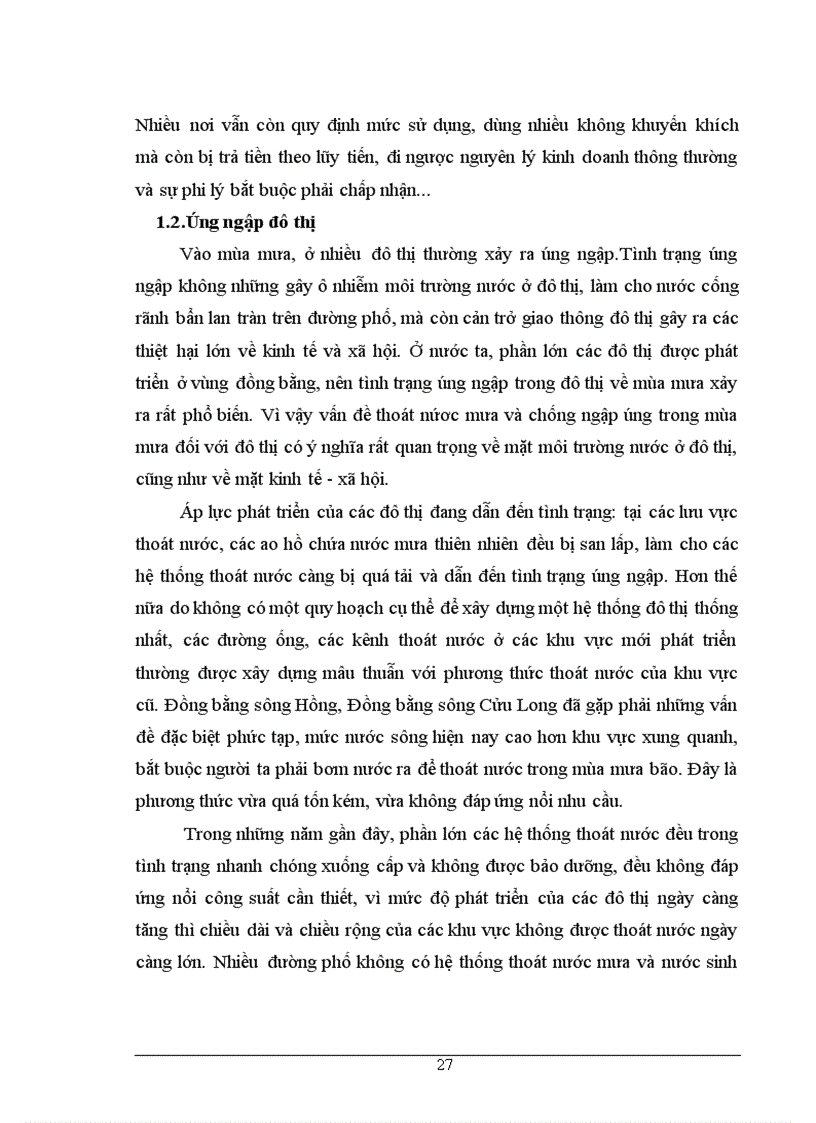 image for page Thực trạng và giải pháp của nhà nước trong việc giải quyết vấn đề môi trường nước ở đô thị hiện nay
