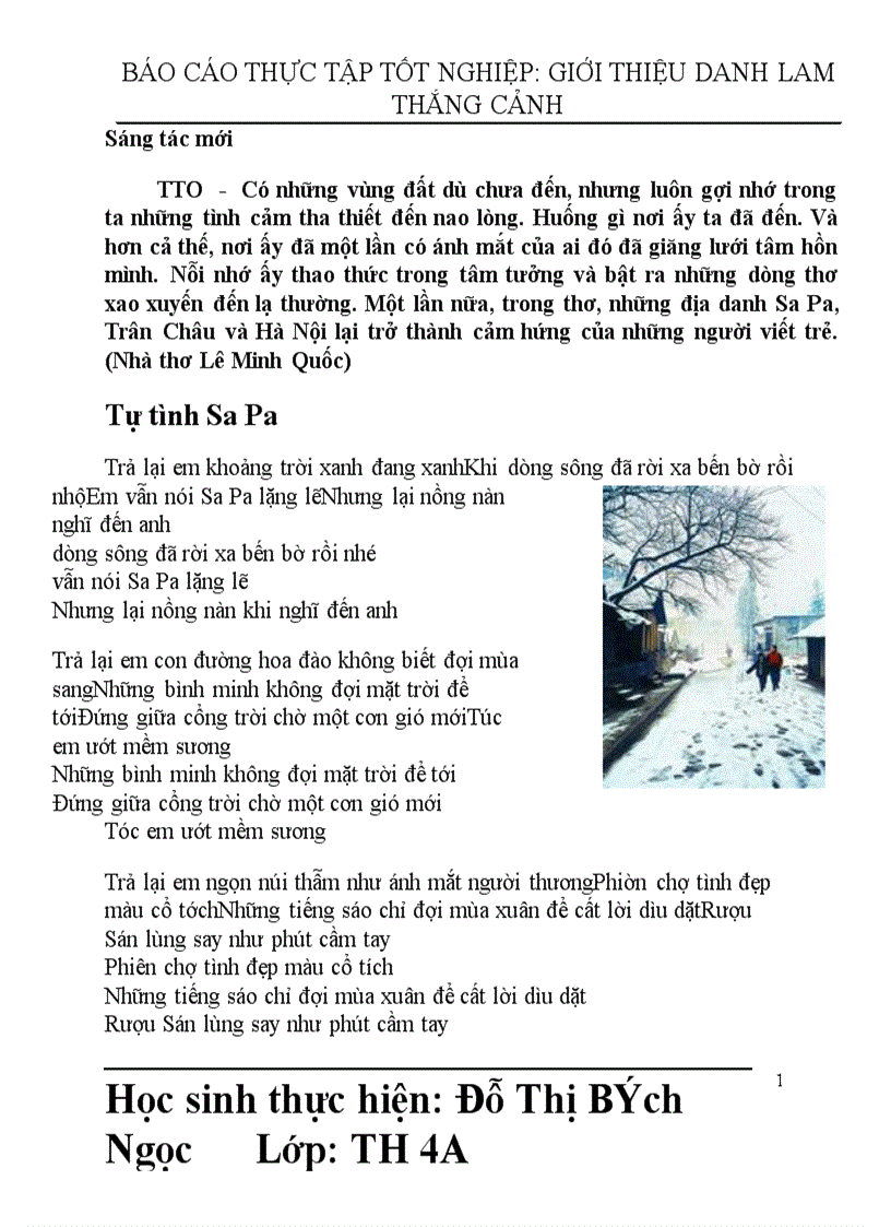 image for page Xây dựng Web site Giới thiệu về danh lam thắng cảnh Sa Pa