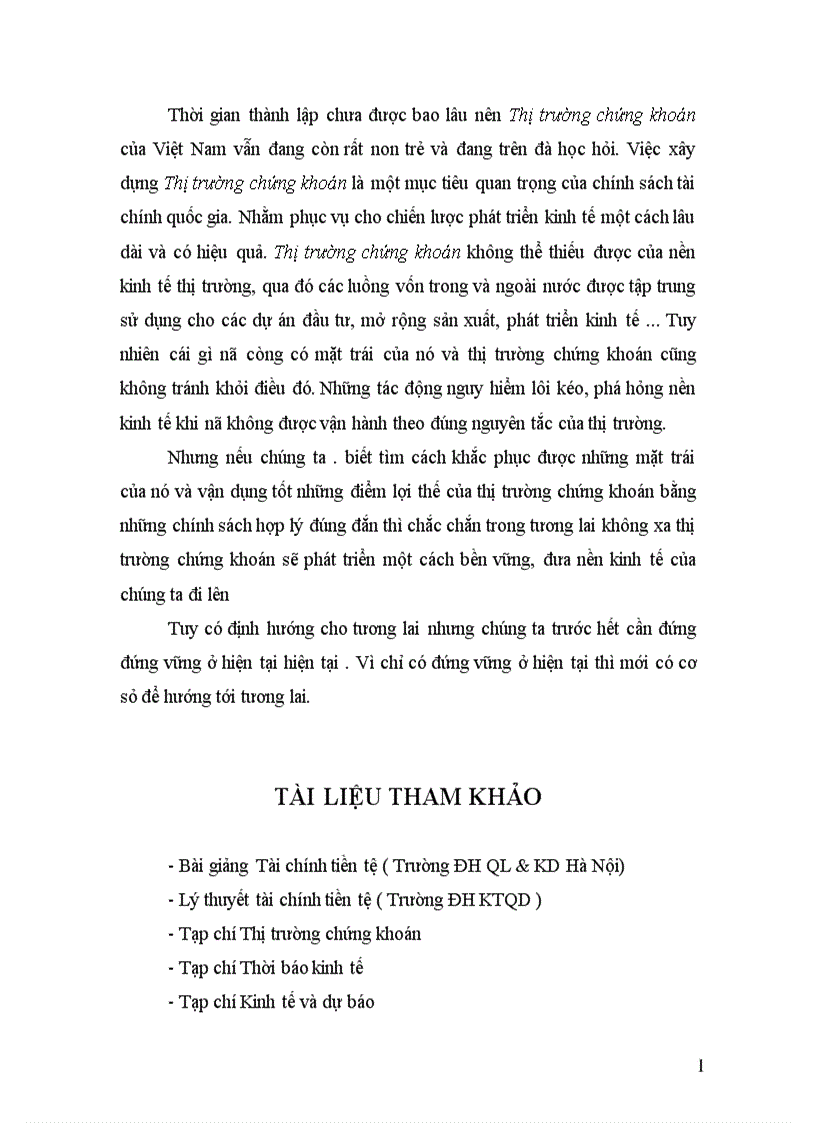 image for page Thị trường chứng khoán Việt Nam và một số vấn đề đang đặt ra để tiếp tục phát triển