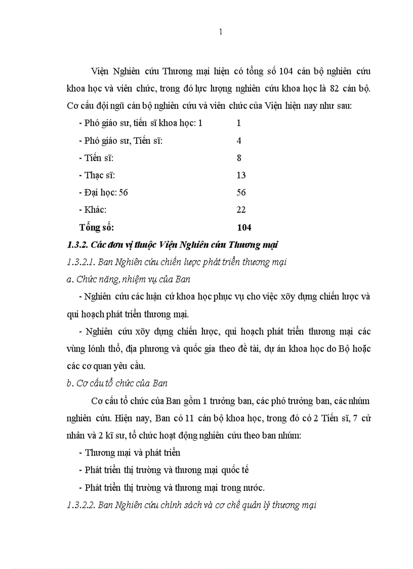 image for page Tình hình hoạt động của Viện Nghiên Cứu Thương Mại trong thời gian gần đây