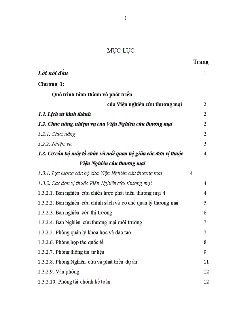 image for page Tình hình hoạt động của Viện Nghiên Cứu Thương Mại trong thời gian gần đây