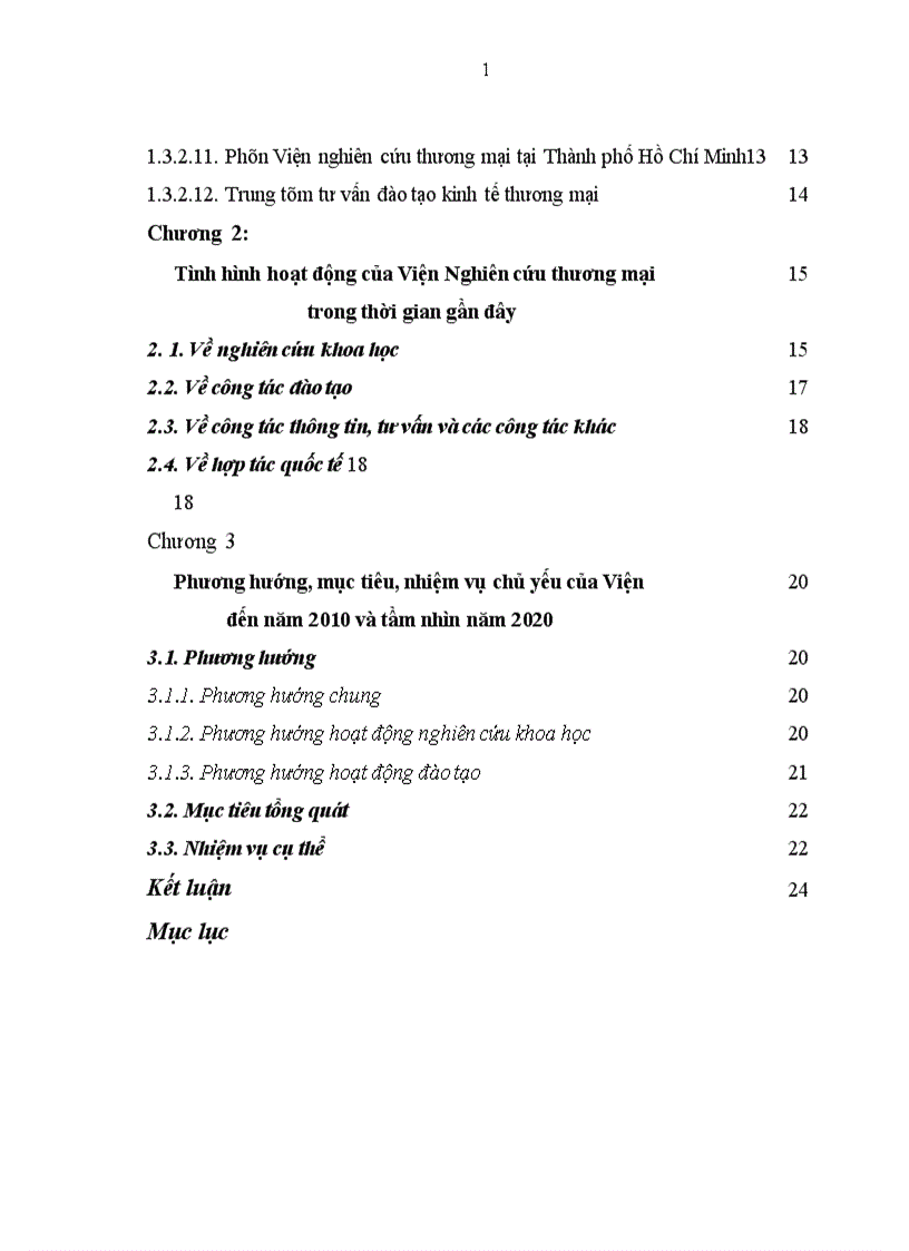 image for page Tình hình hoạt động của Viện Nghiên Cứu Thương Mại trong thời gian gần đây